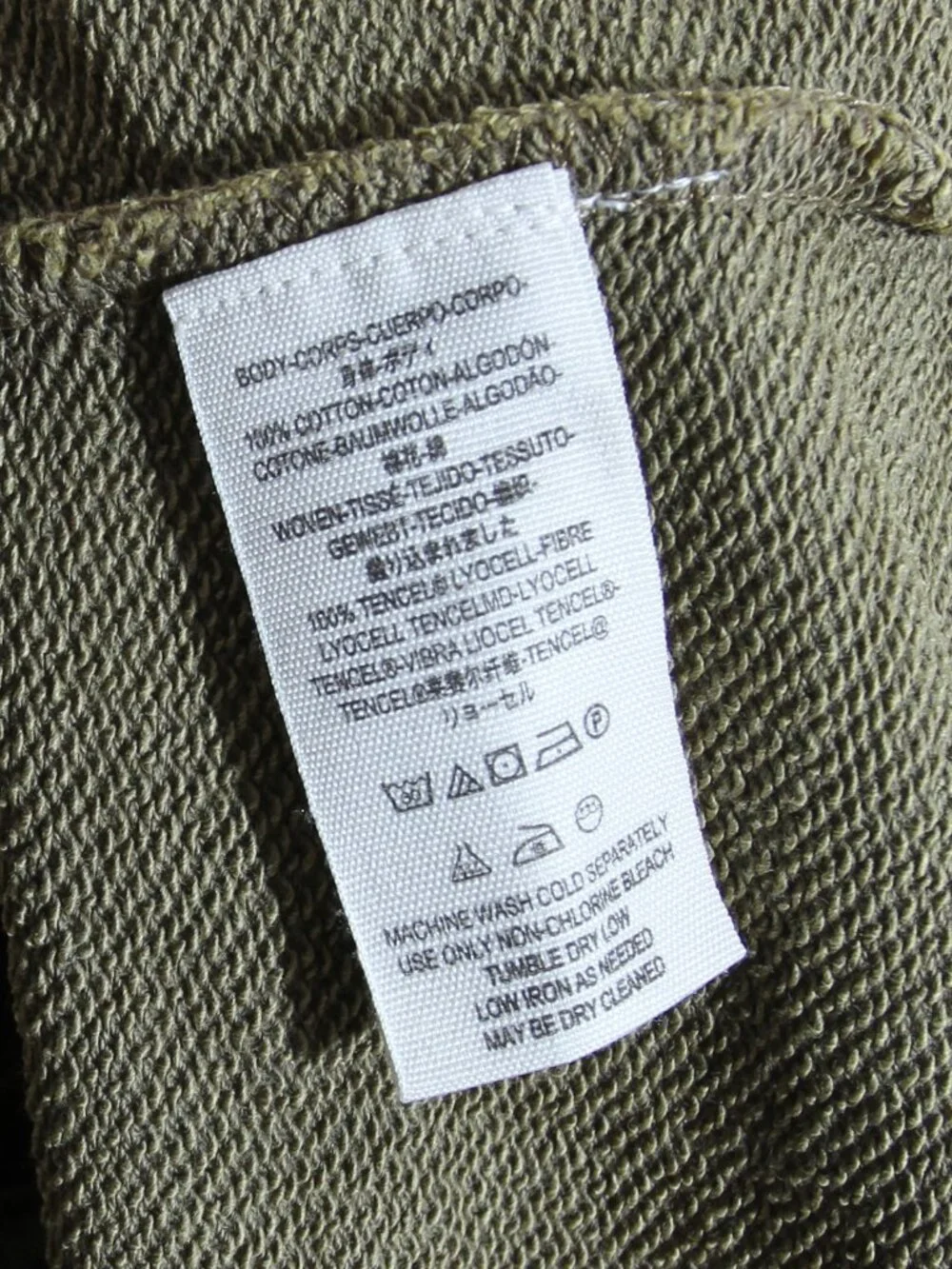 Free People C'mon Hooded Cardigan Jacket Moss Green Cotton Asymmetrical Slouchy